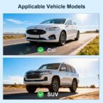 Sun Visor Extender for Car, Visor Extender Attachment for Car, Adjustable Visor Extender Sun Blocker UV400, Polarized Sun Visor Extender, Anti-Glare, UV Protector (1 Pack, Large) - Image 3