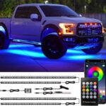 Underglow Kit for Car, Led Underglow Lights with App and Remote Control, 16 Million RGB Colors, 29 Preset Modes, Music & DIY Mode, Under Car Led Lights Exterior for SUVs, Trucks, DC 12V