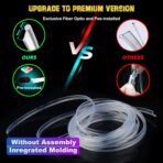 Interior Car LED Strip Lights, RGB USB Ambient Lighting with Fiber Optic, EL Wire Car Accessories (2 in 1) - Image 2