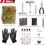 SUNSOUL Heavy Duty Tire Plug Kit, 40Pcs Off Road Emergency Puncture Repair for SUV, Truck, ATV, UTV, Tractor & Motorcycle - Fast Seal Tire Repair Kit with Tools (Include Insertion Tool) - Image 2