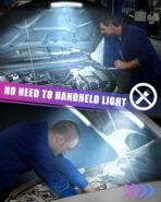 Under Hood Light Under Hood Led Light Kit for Car Engine Bay Led Light kit Car Hood Work Lights Inspection Lights with Automatic On/Off, Universal Fits Any Vehicle 12V 1Set - Image 4