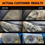 CERAKOTE® Ceramic Headlight Restoration Kit – Guaranteed To Last As Long As You Own Your Vehicle – Brings Headlights Back to Like New Condition - No Power Tools Required - 10 Wipe Kit - Image 6