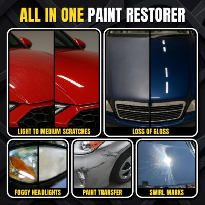 Scratch Remover – Car Scratch Repair & Swirl Remover for Vehicles – Deep Scratch Repair Compound & Polishing Solution – Car Paint Repair Kit for Clear Coat & Paint Restoration – 8 oz with Towel - Image 4