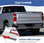 RT-TCZ for Silverado Tailgate Handle Trim Cover Compatible with Chevy Silverado GMC Sierra 2019 Up Chrome Exterior Accessories - Image 7