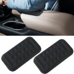 2PCS Car Arm Rest Elbow Pads, Memory Foam Pressure Relieving Car Arm Rest Pad, Comfortable Car Arm Rest Cushion Pad, Universal Car Door Armrest Pad Car Interior Accessories (Black)