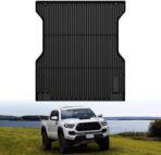 LASFIT Bed Mat for Toyota 2024-2026 Tacoma (5FT/5'Bed) Truck Bed, All Weather 5 ft Rubber Car Bed Liner for Toyota Tacoma 2024 2025 2026 Accessories, TPE Trunk Mat&Bed Liner (Not Fit Drop-in Liners)