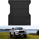 LASFIT Bed Mat for Toyota 2024-2026 Tacoma (5FT/5'Bed) Truck Bed, All Weather 5 ft Rubber Car Bed Liner for Toyota Tacoma 2024 2025 2026 Accessories, TPE Trunk Mat&Bed Liner (Not Fit Drop-in Liners)