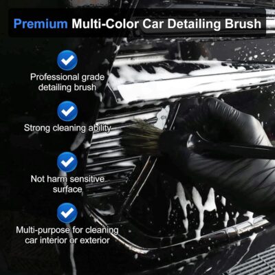 10PCS Car Detailing Cleaning Kit Interior Cleaner, Car Detailing Brushes, Car Duster, Car Cleaning Gel, Microfiber Cleaning Cloth, Car Accessories Essentials Supplies Tools for Auto,Truck, Interior - Image 7