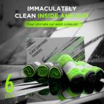 6-Pack Microfiber Towels for Cars (16"×12") Ultra Absorbent and Scratch-Free Car Detailing Cleaning Cloth, Trucks, Home Cleaning, Pet Drying, Boats, and Motorcycles, Gift Packed - Image 6