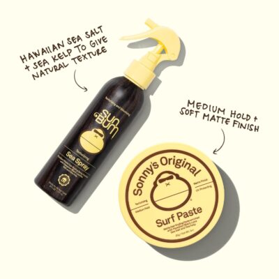 Sun Bum Sonny's Original Surf Paste - Matte Finish Hair Styling Paste - Medium Hold - 3 oz - Image 4