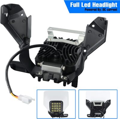Dirt Bike LED Headlight- Universal Enduro Pit Bike Head Light Kit - Motorcycle Headlamp for TX FX TC FC - Image 9