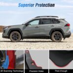 Nilight Mud Flaps for Toyota RAV4 2019 2020 2021 2022 2023 2024 2025 2026, Easy Installation Precision Fit Exterior Accessories Heavy-Duty Splash Guards Protection, Front & Rear Set - Image 3