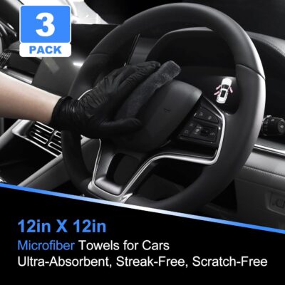 10PCS Car Detailing Cleaning Kit Interior Cleaner, Car Detailing Brushes, Car Duster, Car Cleaning Gel, Microfiber Cleaning Cloth, Car Accessories Essentials Supplies Tools for Auto,Truck, Interior - Image 4