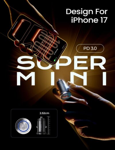 LISEN 54W Mini Cigarette Lighter Adapter Car Charger USB C Fast Charging, 12V Cigarette Lighter USB Car Charger Fast Charging Adapter, for iPhone 17 Pro Max 16 15 14 13 12 Plus Mini, Samsung S26 S25 - Image 4