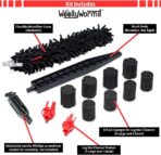 Wheel Cleaning Brush Car Detailing Kit - Rim Brush, Lug Nuts and Wheel Cleaner Brush Car Wash Kit -Tire Brushes for Cleaning Rims - Car Cleaning Supplies and Rim Cleaner Brush Set - Image 8
