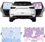 2 PCS Magnetic Car Window Shade for Baby,Easy Installation Side Window Sunshades, Universal Fit for Most Cars Friendly Automotive Interior with Cartoon Patterns -for Baby