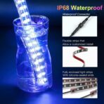 Kairiyard 4Pcs Underglow LED Lights for Cars with App Control, RGB Dream Colors Chasing Music Mode Waterproof Underglow kit for Car Truck - Image 6