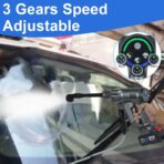 Cordless Pressure Washer Battery Powered,1450PSI Cordless Power Washer with 2pcs 4.0Ah Battery&Charger & 6-in-1 Nozzle Portable for Patio Floor Fence Deck Indoor (Gray) - Image 3