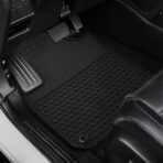 Car Floor Mats Custom Fit for Chevrolet Tahoe/GMC Yukon 2015-2020 Chevy Black Rubber All Weather Protection Auto Floor Liners Heavy Duty Odorless - Image 4