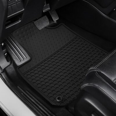 Car Floor Mats Custom Fit for Chevrolet Tahoe/GMC Yukon 2015-2020 Chevy Black Rubber All Weather Protection Auto Floor Liners Heavy Duty Odorless - Image 4