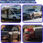 EL Wire Car Interior LED Strip Lights, 5V 16FT Neon Light Strip with Sewing Edge, USB Electroluminescent Car Interior Lights with Fuse Protection, Vehicle Ambient Lighting Decorations (Red) - Image 5