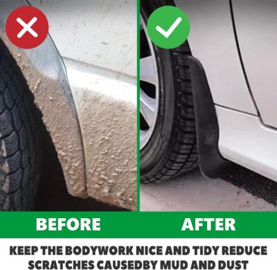 Mud Flaps for NX 2022-2023 NX250 NX350 350h 450h Mud Guards Splash Guards Tire Protector Mudguard Accessories Front & Rear 4pcs Set 2022 2023 - Image 2