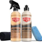 Jay Leno's Garage Leather Cleaner and Conditioner for Car Interior – Advanced Car Seat Leather Cleaner and Conditioner, Auto Leather Care Kit for Interior Detailing and Upholstery Cleaning