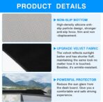 Autorder Dashboard Cover Mat for 2023-2025 2026 Toyota Prius Accessories Dash Cover Upgrade Velvet Dash Mat Sunshade Glare UV Rays Protector - Image 6