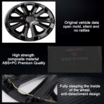 Hubcaps Wheel Covers Fit for 2016-2022 Toyota Prius & 2017-2022 Prius Prime & 2020-2024 Corolla Hybrid Wheel Rim Covers, Snap On Installation (15-inch Set of 4 Pcs) (Silver) - Image 3