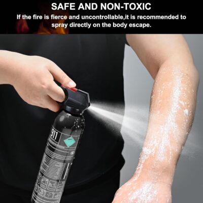 6Pack Fire Extinguisher for Home - 8 in 1 Portable A, B, C, K Fire Extinguishers with Mount, 620ml Emergency Survival Extinguisher for Vehicle, Car, Boat, Truck & Office, Versatile Fire Protection - Image 4