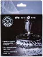 Chemical Guys ACC506 Light Duty Spinner Multi-Surface Drill Brush Attachment (Fits Any Standard Drill - Power Scrubber Removes Stains & Gently Cleans Upholstery, Fabric and Carpet), Gray - Image 4