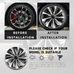 16 inch Hubcaps Set of 4, Automotive Wheel Tire Covers, Wheel Rim Cover Compatible/Replacement with Toyota Volkswagen VW Chevy Nissan Sentra Honda Civic Accord Dodge Ford Kia Cadillac Scion - Image 5