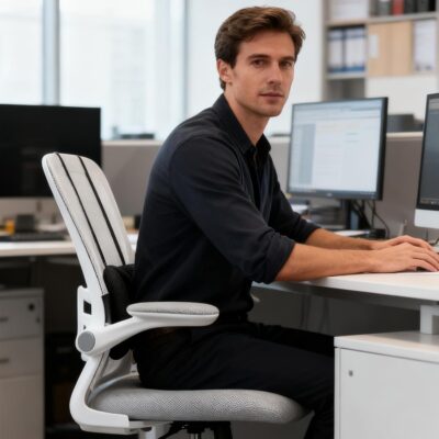 Lumbar Support Cushion, Height Adjustable Ergonomic Back Rest, Lower Back Pillow for Chair, Home, Office, School, Car Seat, Wheelchair, Recliner, Driving, Travel Comfort - Image 3