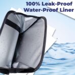 Car Trash Can, Foldable Trash Can Collapsible Hanging Trash Bag for Car Seat, 2 Gallons Leakproof Garbage Bags, Cars Must Haves Interior Accessories Essentials - Image 6