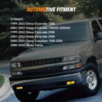 Nilight Fog Light Assembly Compatible with 1999 2000 2001 2002 Chevy Silverado 1500 2500 2001-2002 3500 Chevy Silverado 2000-2006 Suburban Tahoe - Image 8