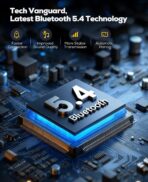 Nulaxy [2026 KM18 Upgraded Version] 48W Bluetooth 5.4 Car Adapter with Fasting Charging Ports [PD 30W & QC3.0 18W], Supports Hands-Free Call, 1.44" Screen Wireless Radio FM Transmitter, Black - Image 4