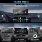 CARPURIDE Wireless CarPlay & Android Auto 4+64GB 8-Core, Online & Offline GPS Navigation 10.26 inch Car Play Screen, G00GLE Play, Mirror Link, Bluetooth, GPS-Antenne, Backup Cam - Image 7