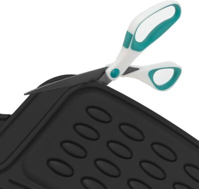 Heavy Duty 4pc Front & Rear Rubber Floor Mats for Car SUV Van & Truck - All Weather Protection Universal Fit - Image 4