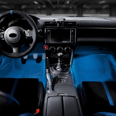 KUNGKIC Car LED Lights Interior for Toyota GR86 Subaru BRZ 2021 2022 2023 204 2025 Under Dash LED Lights Foot Light Car Accessories DC 12V (Blue) - Image 3