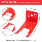 Fire Extinguisherl Mount Bracket – Wide Fork 1.0–1.4 inch (35.5mm), Fits Kidde / First Alert / Amerex 5–10 lb, Heavy-Duty Steel Fire Extinguisher Holder & Mounting Bracket for Wall – (2 Pack) - Image 2