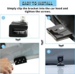 Ditch Light Brackets, 2PCS Hood Mount Light Brackets Universal Adjustable Aluminum Alloy Pillar Hood Led Work Light Pods Mount Bracket Kit for Truck SUV Cars, No Need Drilling - Image 5