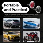 2PCS Luminous Analog Car Clocks for Dash Stick on,Mini Tiny Stick on Clock for Car Dashboard with Vent Clip,Self-Adhesive Dashboard Clock for Vent & Dashboards Decoration - Image 7