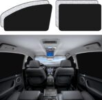 ZATOOTO Car Window Sun Shades Covers - 4 Pcs Magnetic Privacy Side Sunshades Blackout Auto Camping Curtains Accessories for Sleeping Family and Women Men Kids Baby