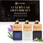 Car Air Freshener Hanging 3 Pack - 1 Way, Dream On, Cabana Hotel Collection Diffuser Oil Inspired The One Hotel, Car Fresheners for Women & Men, 45+ days Long Lasting, 0.27 FL OZ/8ML