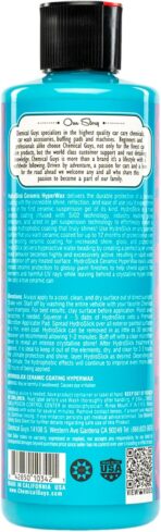 Chemical Guys HydroSlick Intense Gloss SiO2 Ceramic Coating HyperWax - High Shine and Long-Lasting Protection, Ceramic Coating for Cars, Safe for Trucks, SUVs, Motorcycles, RVs, and More - 16 fl oz - Image 2