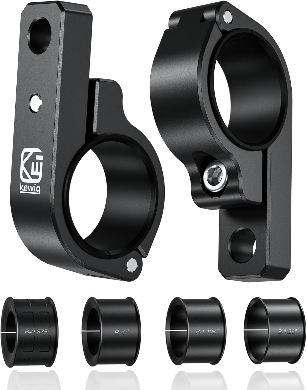 71aXA6qtL._AC_SL1500_.jpg 2 PCS Light Bar Mounts, Aluminium Alloy LED Light Mounting Brackets, Sturdy Roll Bar Clamps for Motorcycle ATV UTV Truck, Fit for 0.875" / 1" / 1.125" / 1.26" / 1.375" Handlebar Roll Cages - Image 1