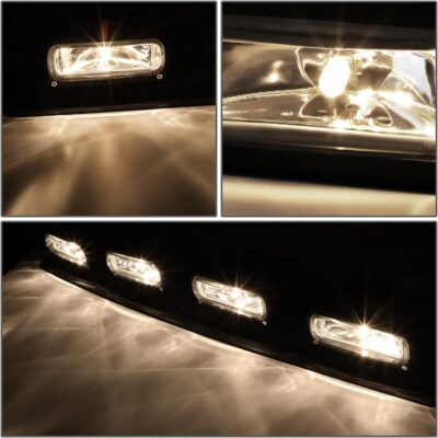 DNA MOTORING FL-ZTL-359-CH Universal Roof Mounted Fog Light with Wiring Harness & Interior Switch,Vertical Adjustable Beam Angle,Clear Lens - Image 3