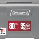 Coleman Classic Series Insulated Portable Cooler, Leak-Resistant Outdoor Hard Cooler Keeps Ice up to 5 Days, 52/70/120/150 Quart