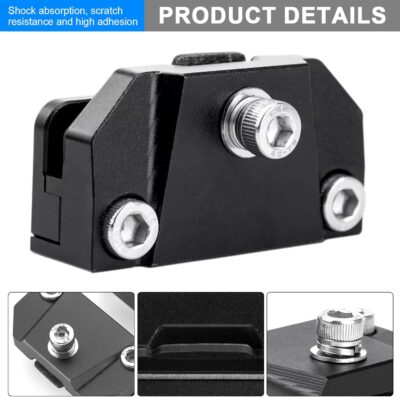 2PCS Universal Hood Light Mounting Brackets Ditch Light Brackets Adjustable Aluminum Alloy Pillar Hood Led Work Light pods Mount Bracket for Truck SUV Cars, No Drilling - Image 5