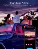 Govee Car LED Lights, Smart Car Interior Lights with App Control, RGB Lights with DIY Mode and Music Mode, 2 Lines Design LED Lights for Cars with Car Charger, 12V - Image 6